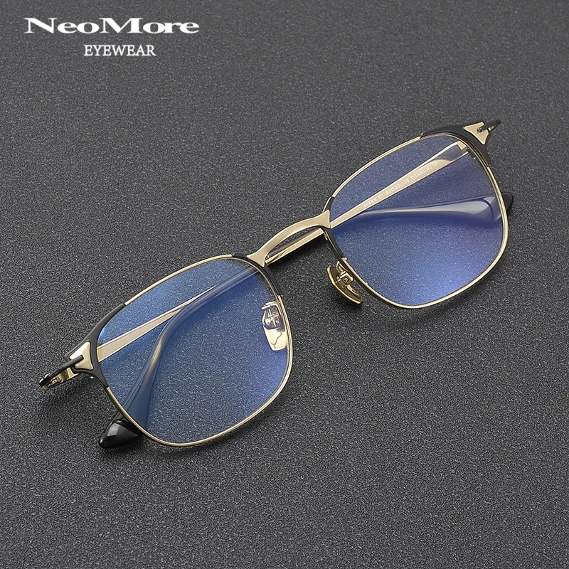

Fashion Ultra Light Progressive Glasses Men High-quality Titanium Myopia Reading Eyeglasses Frame Presbyopia Semi Rimless Gafas