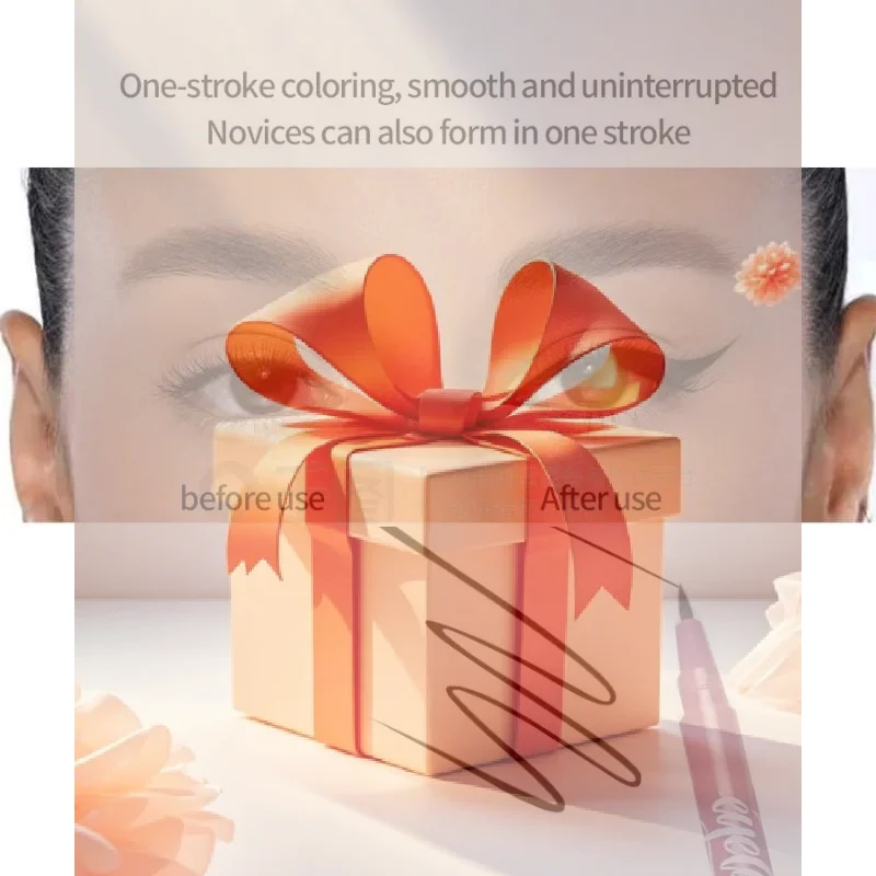 BSIMONE-Bolígrafo delineador de ojos negro resistente al agua, secado rápido, larga duración, mate, suave, fácil de colorear, delineador de ojos líquido, cosméticos de maquillaje