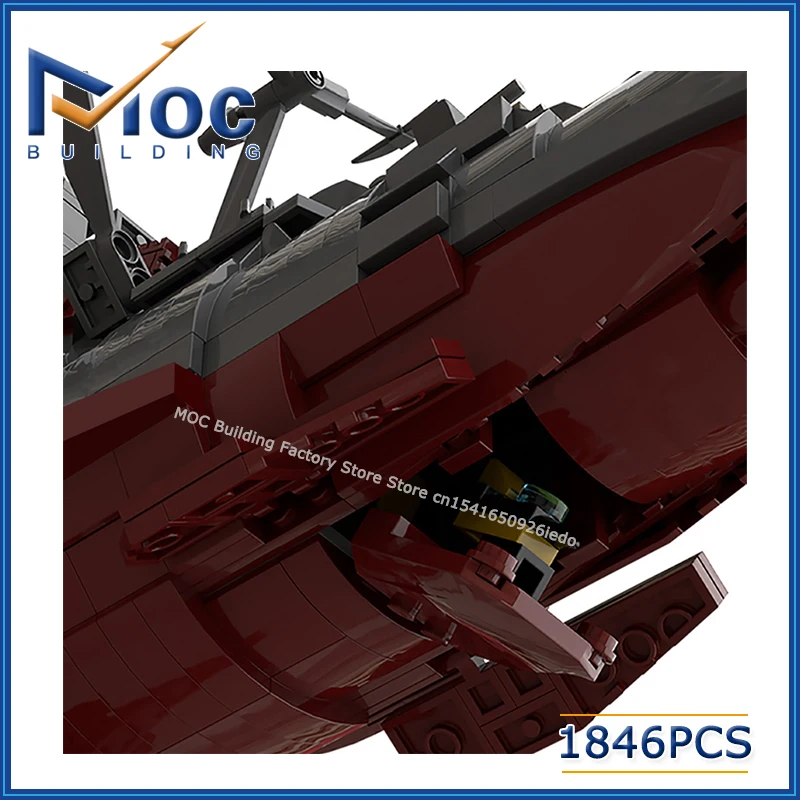 

MOC Building Blocks Space Movie Series Battleships Model Aircraft Ship Toys Assemble Technology Bricks Creative Xmas Gifts