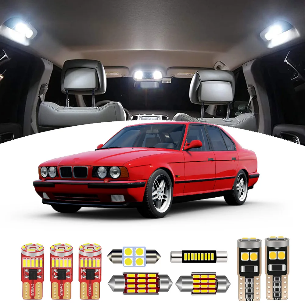 

Комплект светодиодных ламп для салона E39, 21 шт., для BMW 5 серии E39 520i 523i 525i 528i 530i 535i 540i M5 1996-2003 гг.