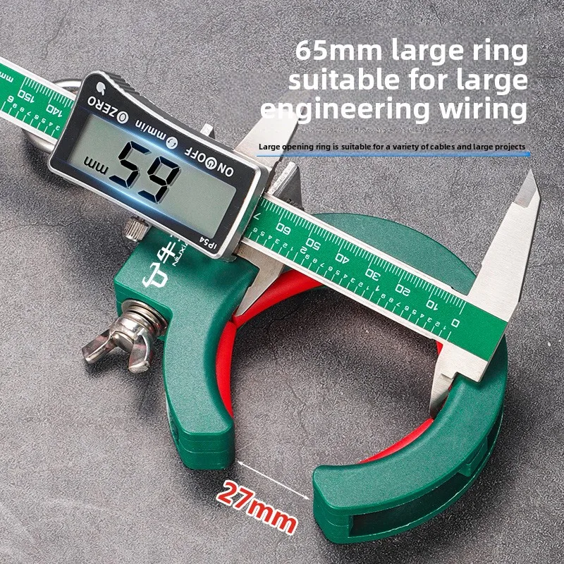 Cable Tray Bridge Pulley Threading Garage Ceiling Integrated Wiring Cable Laying Wire Guide Fixation Construction Auxiliary Tool