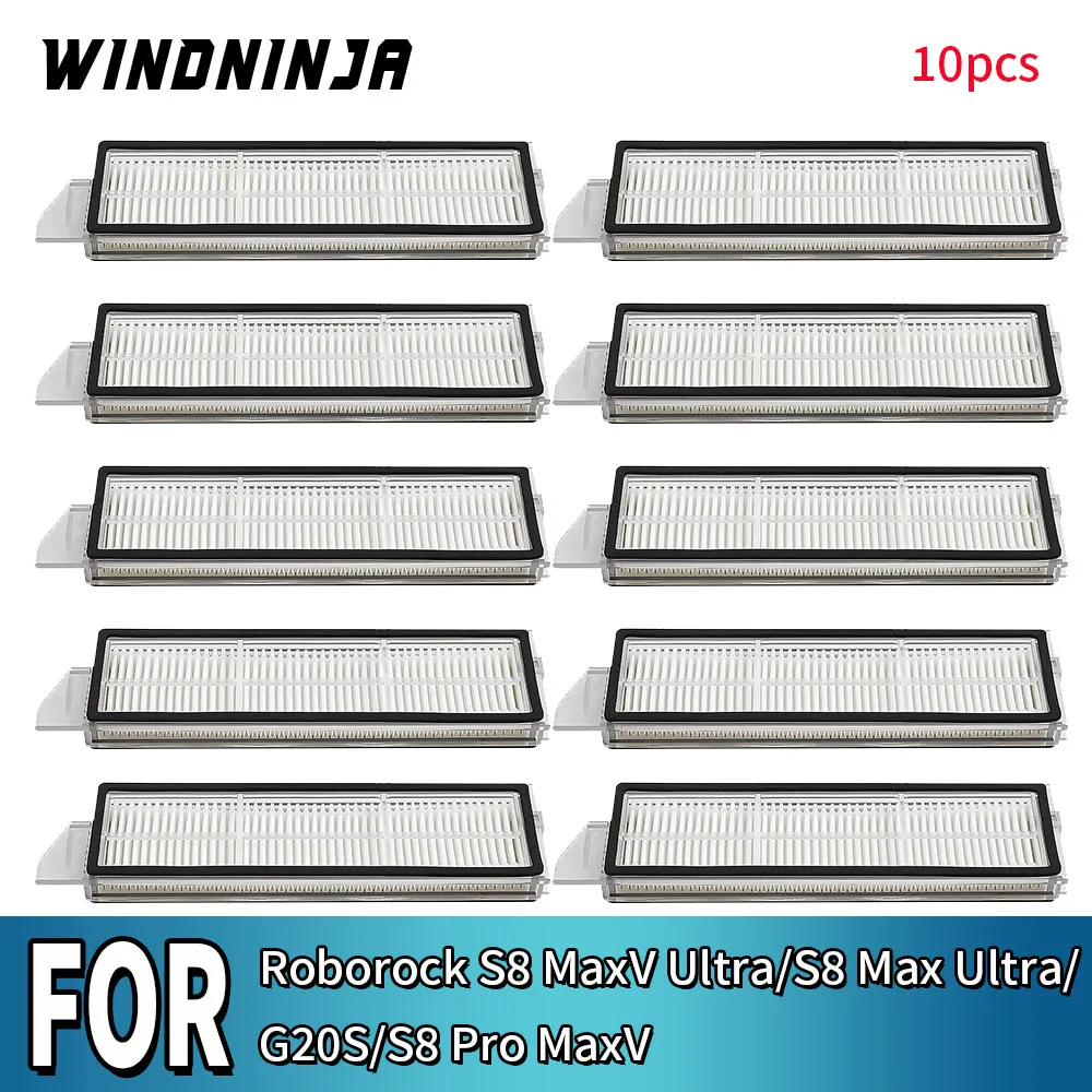 Replacement HEPA Filters Fit For Roborock S8 MaxV Ultra S8 Max Ultra G20S S8 Pro MaxV Robot Vacuum Parts Accessories