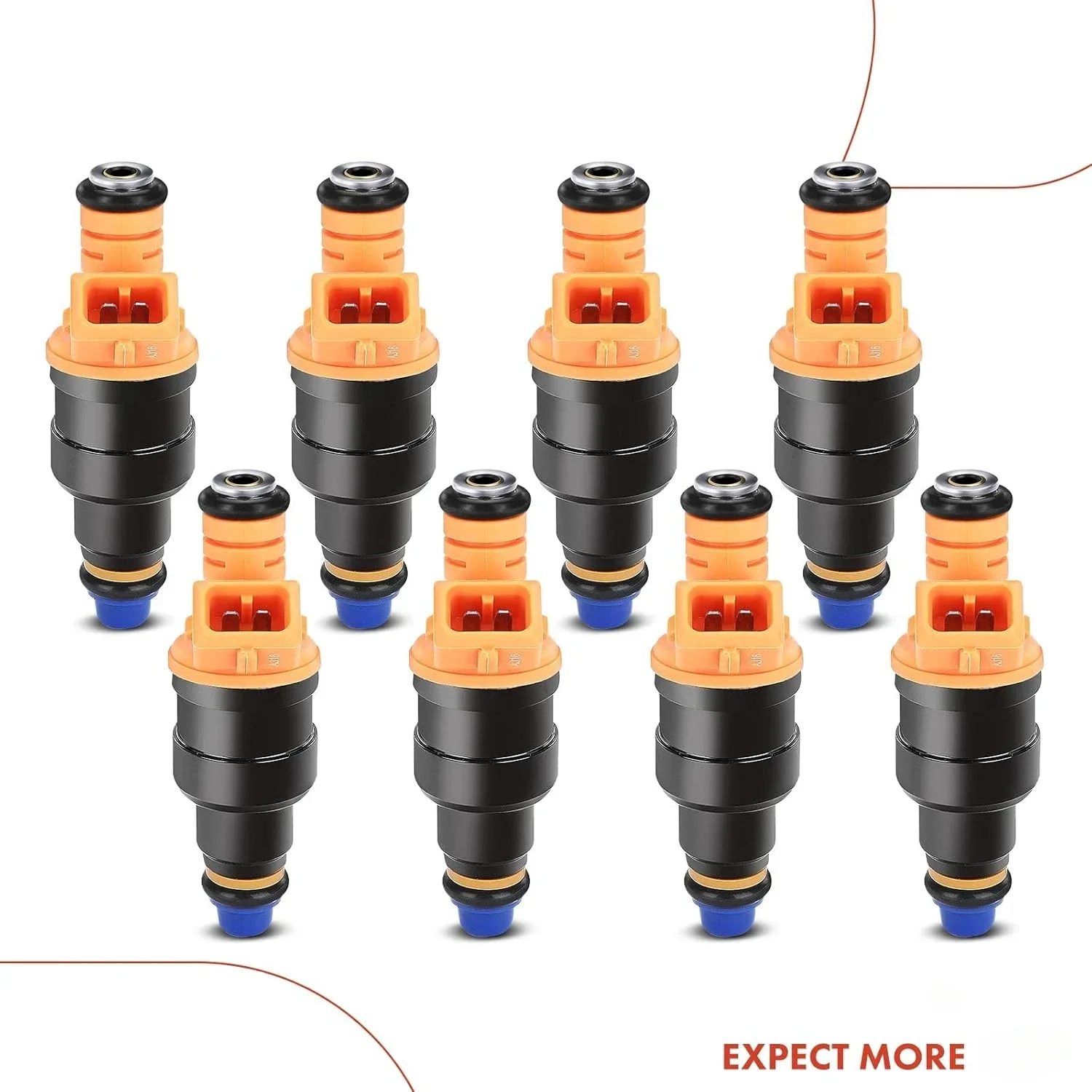

8pcs/Set Fuel Injectors 0280150943 Compatible for Ford 4.6 5.0 5.4 5.8