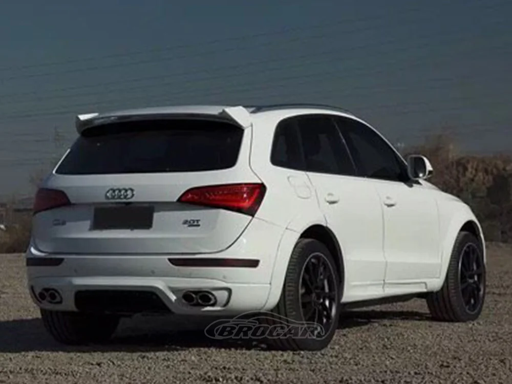 

Для Audi Q5 2010 2011 2012 2013 2014 2015 2016 ABT Стиль Высокое качество Настоящее углеродное волокно задний спойлер багажника крыло спойлер