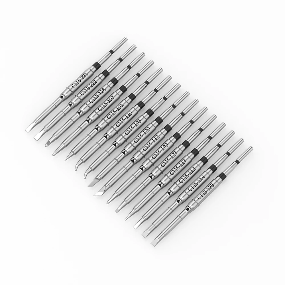 C115 Welding Tip C115-128 221 222 109 113 112 Soldering Iron Tip For JBC NT115 Handle Precision Phone PCB Repair Welding Tool