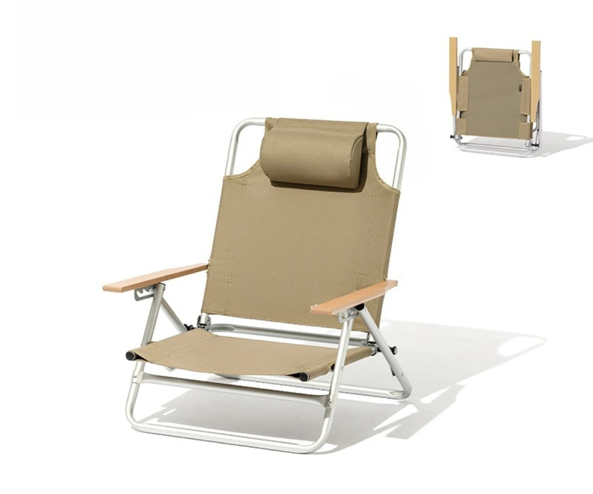 

Outdoor folding chair Portable adjustable recliner camping casual lightweight aluminum alloy fishing chair
