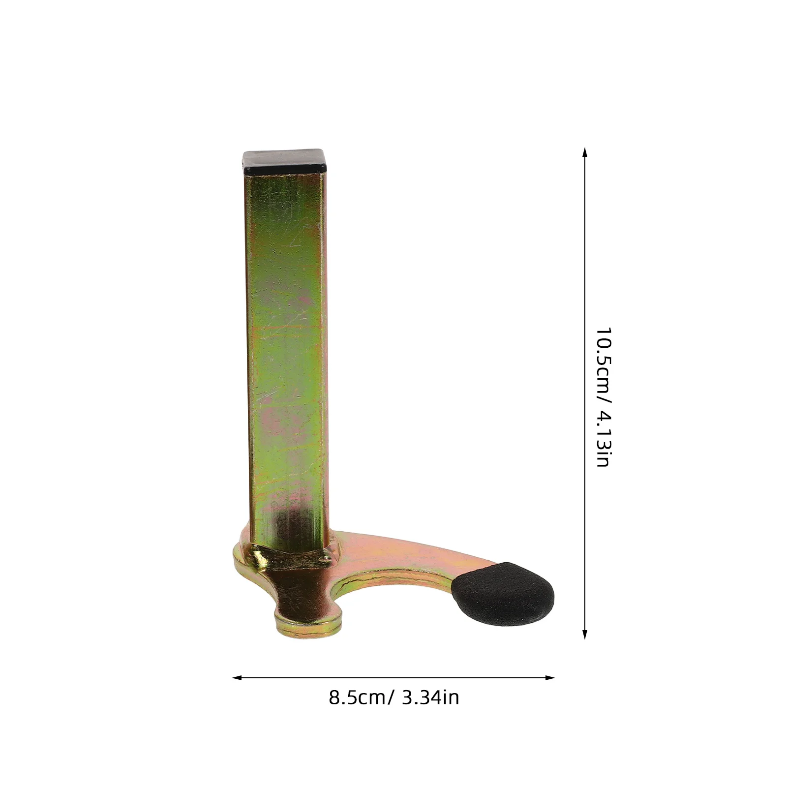Soporte para motocicleta de hierro galvanizado de alta resistencia, soporte estable en forma de U, elevación de rueda delantera trasera, fácil de instalar, Paddock ahorrador de espacio, 2 uds.
