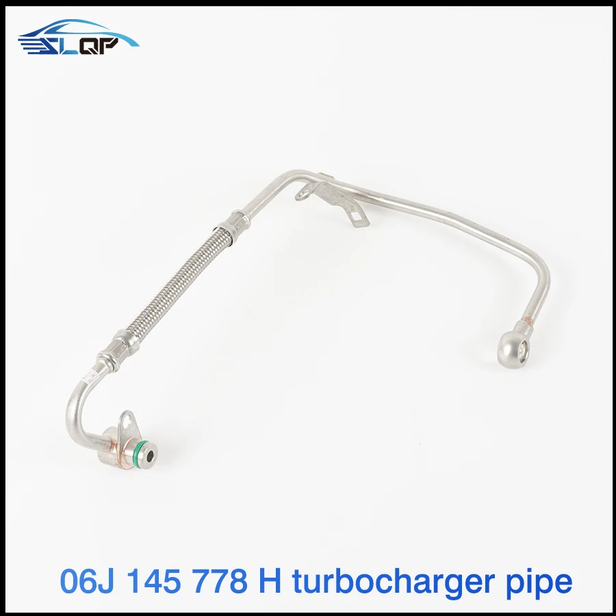 06J145778H For Audi A3 Q3 VW Golf MK6 Jetta Eos Tiguan CC Sharan Passat Turbocharged oil pipe hose connecting pipe 06J121497G