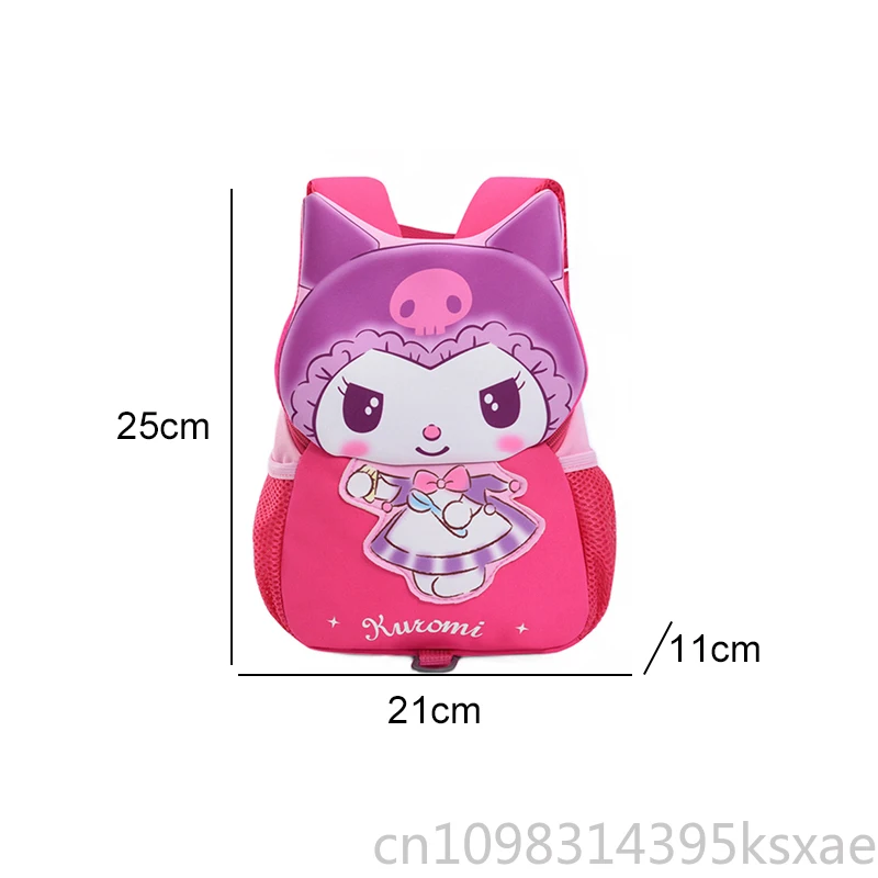 Kuromi My Melody Mini Backpack Cute Cartoon School Bag for Kids Kawaii Children Kindergarten Student Daypack Gift for Girls Boys
