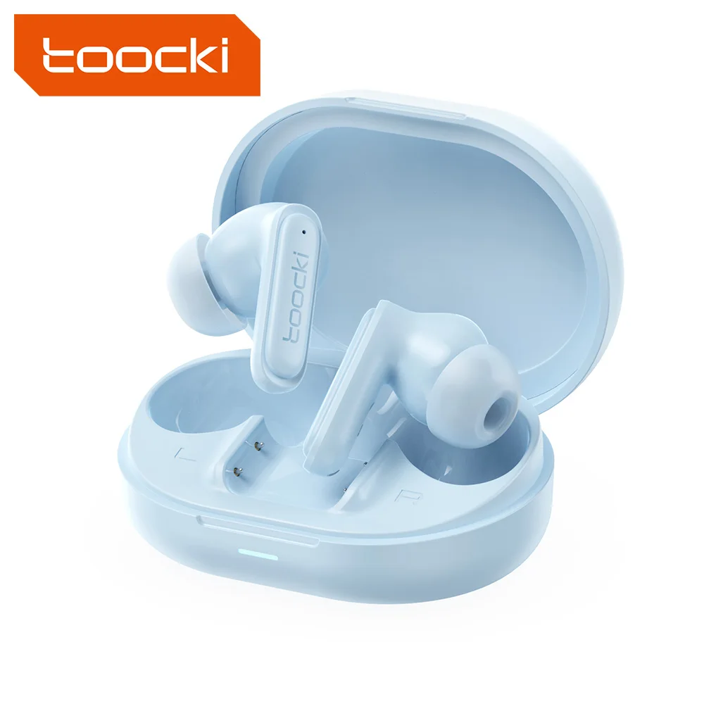 

Toocki Bluetooth Earphones BT5.3 True Wireless Touch Control Earbuds HiFi Stereo Sport Headphones Long Standby 320mAH Headset