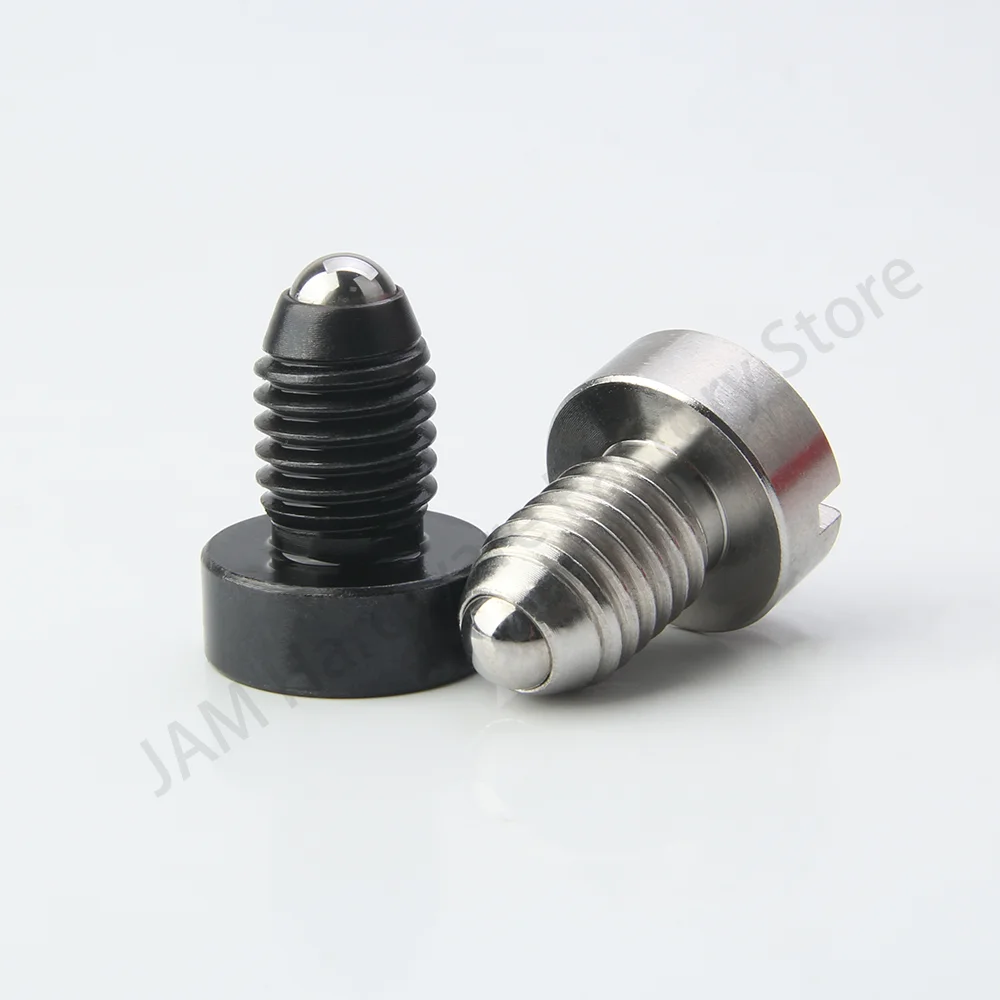 

Wholesale MJ417 Stainless/Carbon Steel Spring Loaded Plunger Threaded Ball Spring Plunger Base With Slot Miniature Ball Plunger