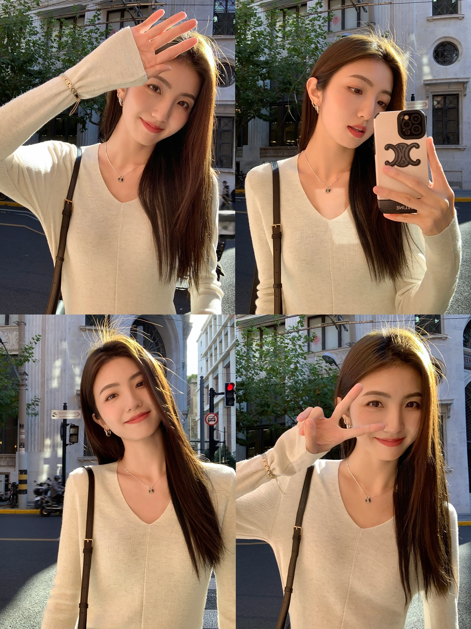 

Mulvan Women's V-Ne Knitted Sweater Slim Fit Soft Wool Blend Thin Autumn Winter Faion Base Layer Top Long Sve