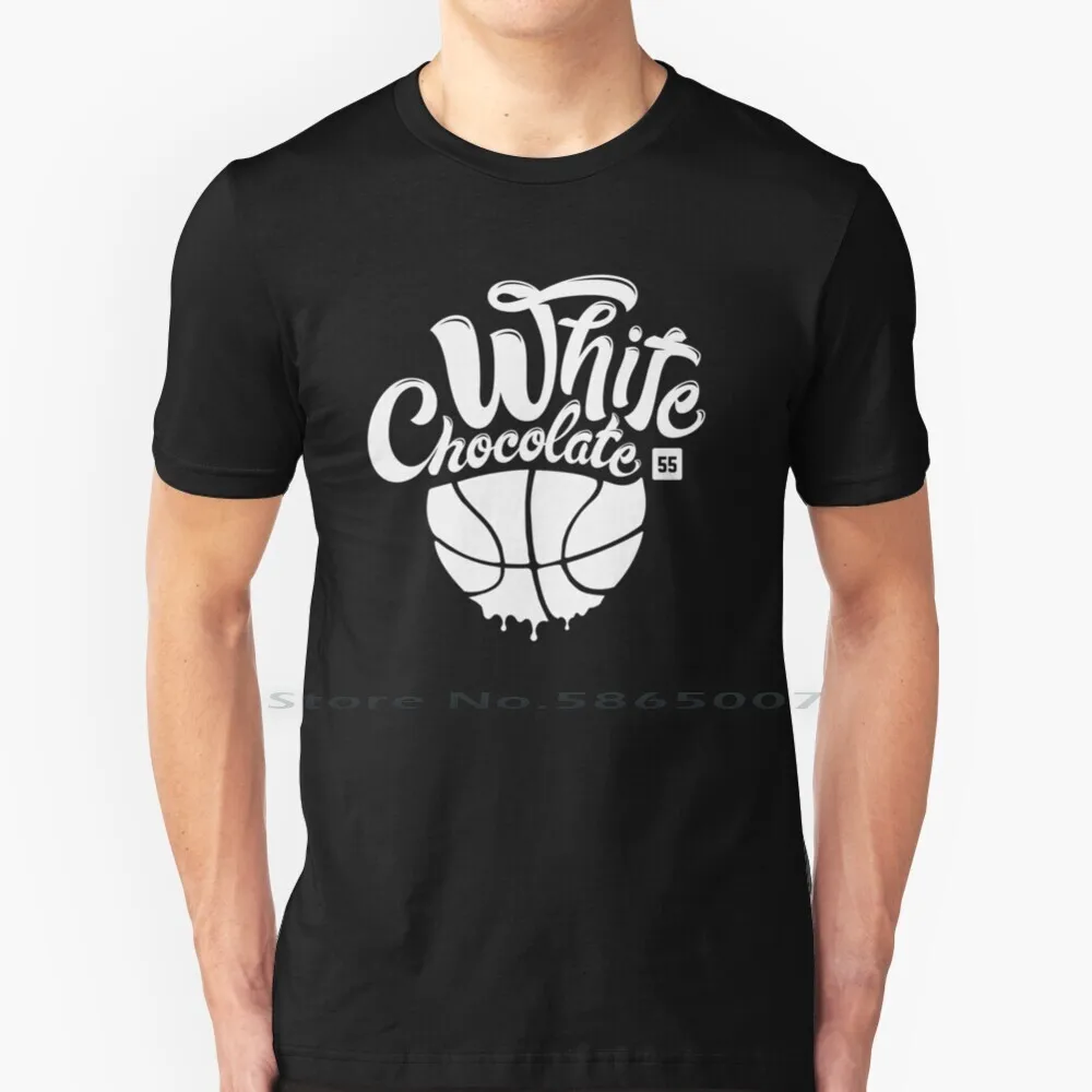 White Chocolate-Jason Williams 100% Cotton T Shirt Basketball Player Streetball Legend Point Guard No Look Pass God Funny