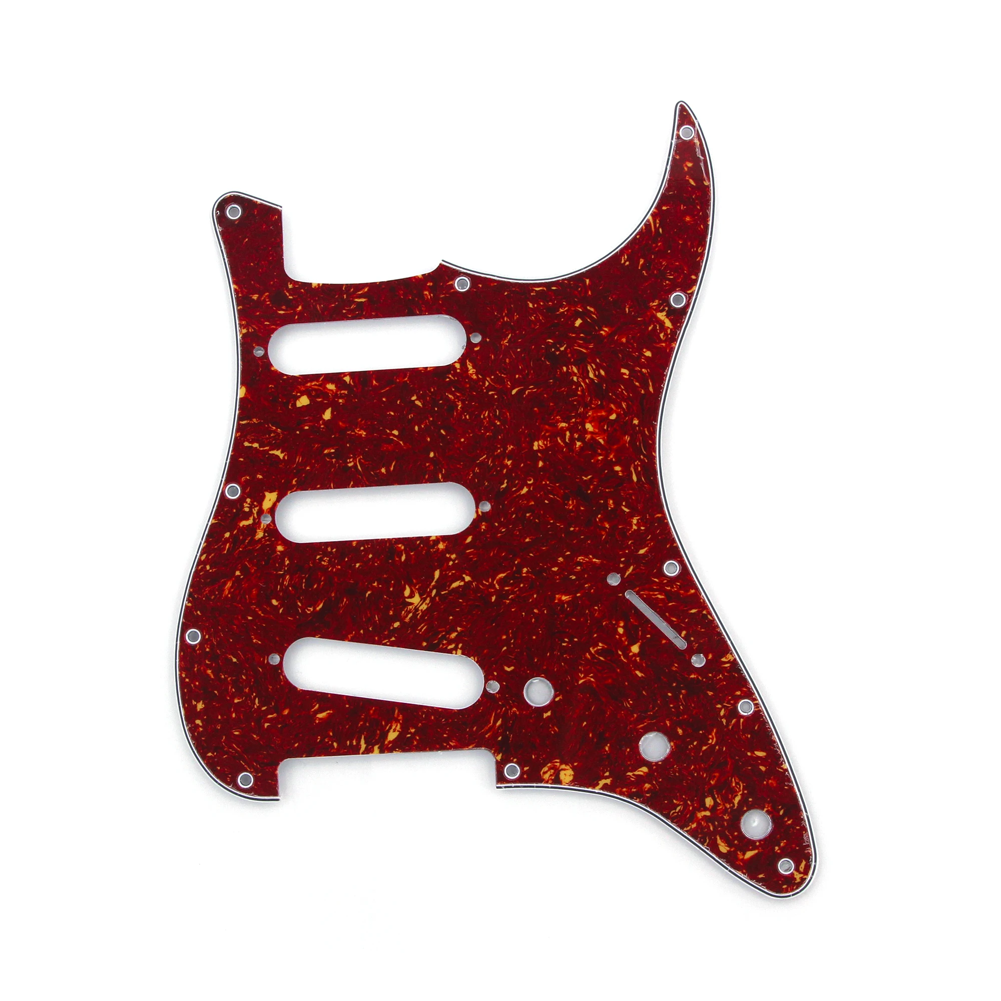 FLEOR ST Guitar Pickguard SSS 11 Hole Pick Guard Scratch Plate & Screws for FD ST Electric Guitar Parts, 13 Colors Choose