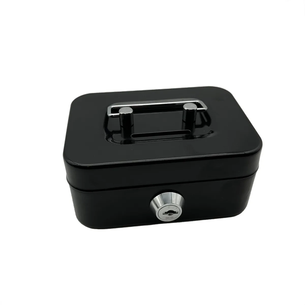 Portable Locking Money Box, Creative Storage Box with Key, Small Cash Organizer, Handy Carry Handle Design
