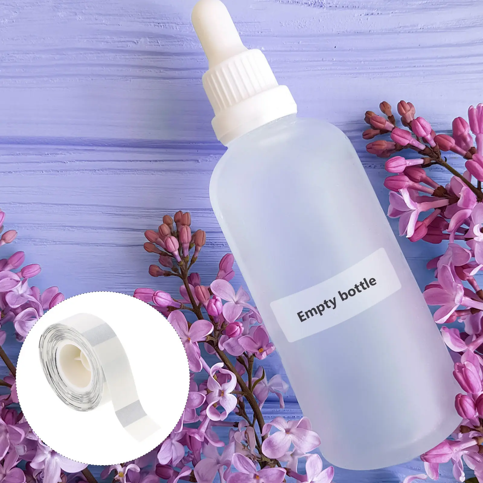 

1 Roll Clear Label Tape for Label Maker Transparent Self-Adhesive Sticker Tape Ideal for Name Tags School Notes Bottles Boxes