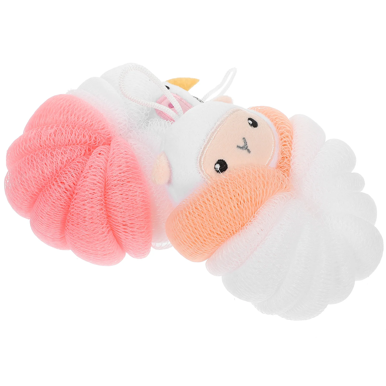

2Pcs Cartoon Animal Bath Balls Soft Comfortable Body Scrubber for Effective Skin Cleaning Lightweight Travel Friendly Bathroom