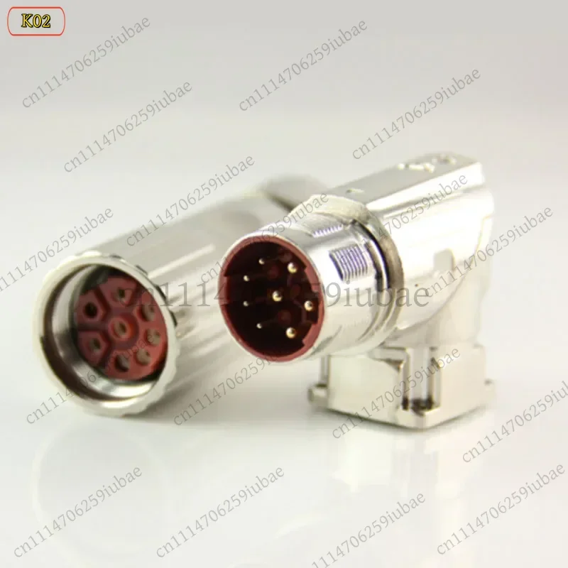 BK M23 Stainless Encoder Aviation Connector 6Pin 8Pin Male Female Plug Socket for Servo Motor Signal Power, Replacement Parts