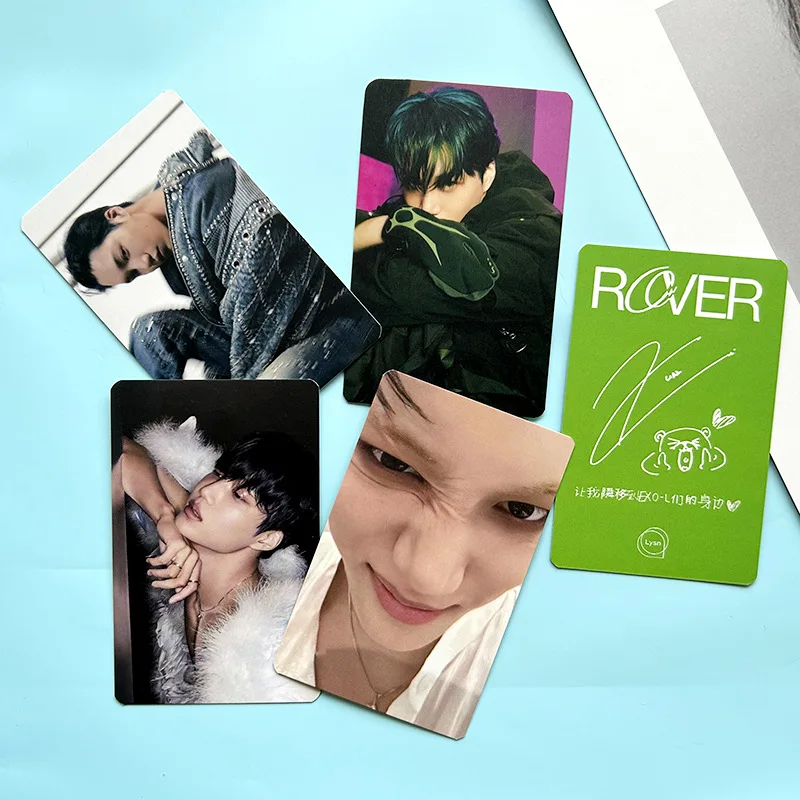 6pcs/set Kpop KAI SOLO Lomo Card Albums Rover Cards Photocards Double-Sided Printting Postcard For Fans Collection