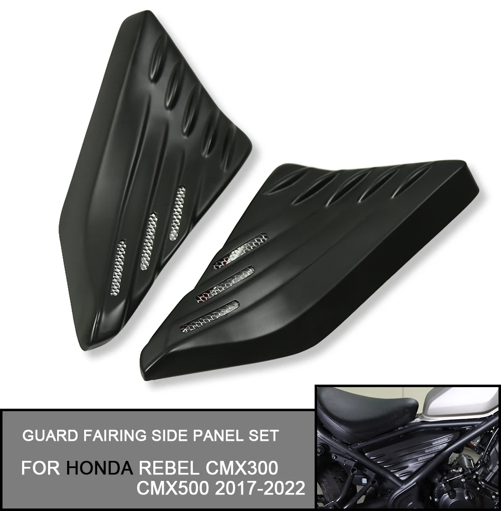

For Honda Rebel CMX 300 500 CMX500 CMX300 2017-2021 Side Mid Frame Cover Panel Protector Guard Fairing Side Panel Set Protector