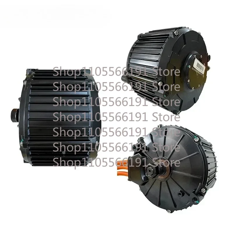 QS165 10KW PMSM Mid - Drive Motor. 48 96V, 6300RPM, 50H, with Hall Sensor. for E Motorcycle, Off - Road Moped, Lightbike.