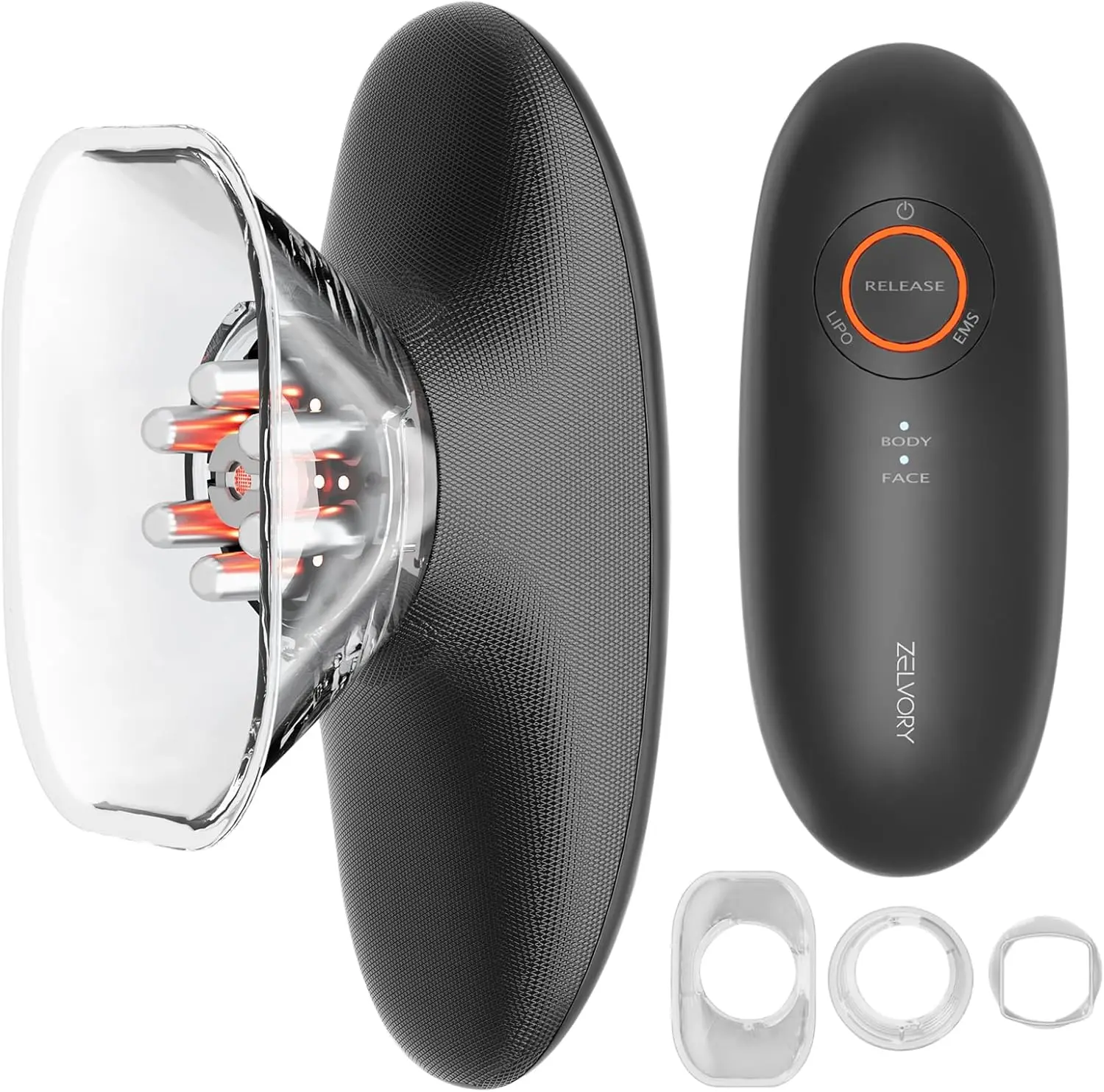 

3-in-1 Electric Body Sculptor for Cellulite Reduction, Skin Tightening & Lymphatic Drainage with 3 Cups