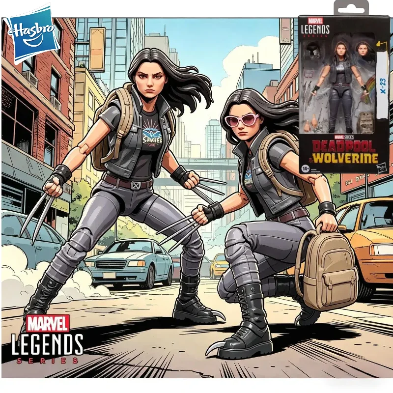 

В НАЛИЧИИ: Новая оригинальная коллекционная фигурка Hasbro MARVEL DEADPOOL WOLVERINE X-23, модель из ПВХ.