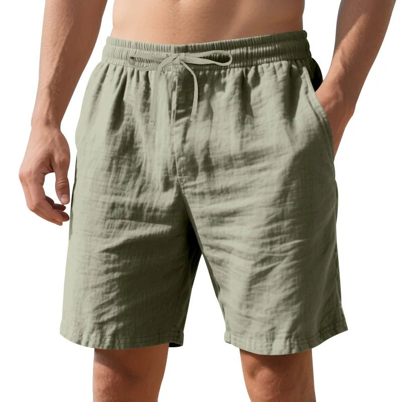 Men New cotton Simple High Street short shorts lightweight sports pants cotton  beach shorts jogging sports shorts men's shorts