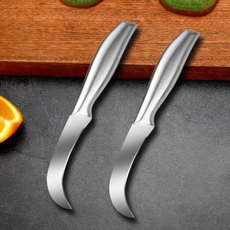 Fruit Knife Household Sharp Multi-function Scimitar Stainless Steel Special Knife for Cutting Pineapple Fruit Peeler Boning Knif