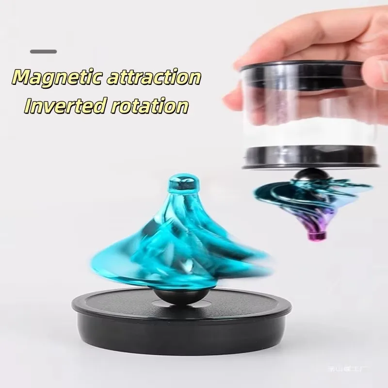 Wind Powered Gyro Decompression Toy  Colorful Wind Blown Gyro Fidget  Adult Desk Top Stress Relief Toys For Birthday Xmas Gift