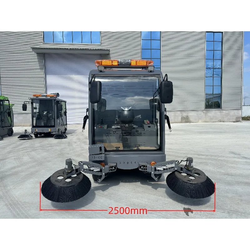 YG Customized New Efficient Riding Electric 48V Road Sweeper 20000 Sqm/h Efficiency 260L Hopper For Industrial Areas In Warehous