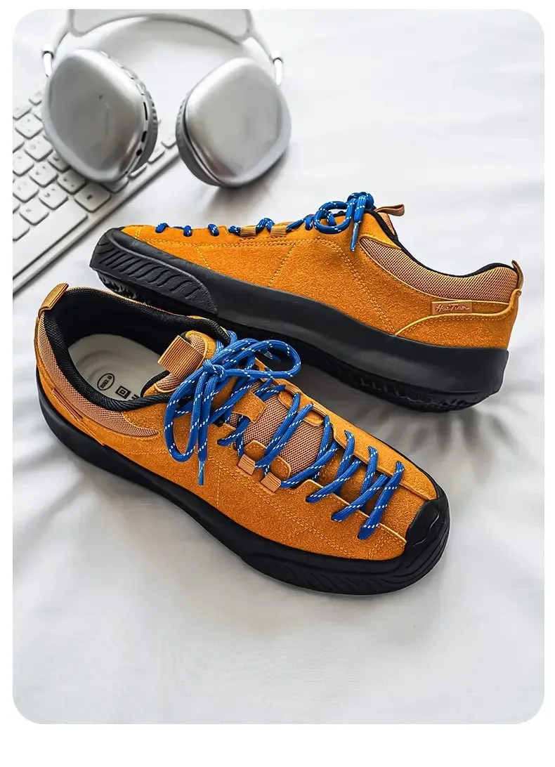 2026 new fashionable color schemes board shoes Comfortable driving flat shoes  sneakers men