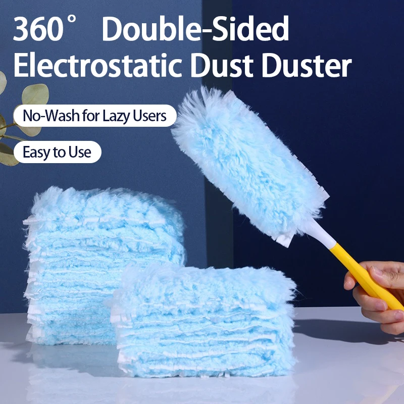 Cepillo electrostático de doble cara desechable Wedel Swiffer para repuestos de plumillas, limpieza de telarañas en múltiples escenarios CCD004