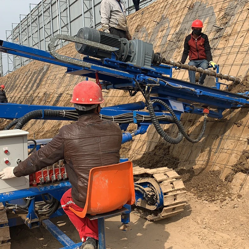 Multifunctional Hydraulic Drill Soil Engineering Anchoring Drilling Machine