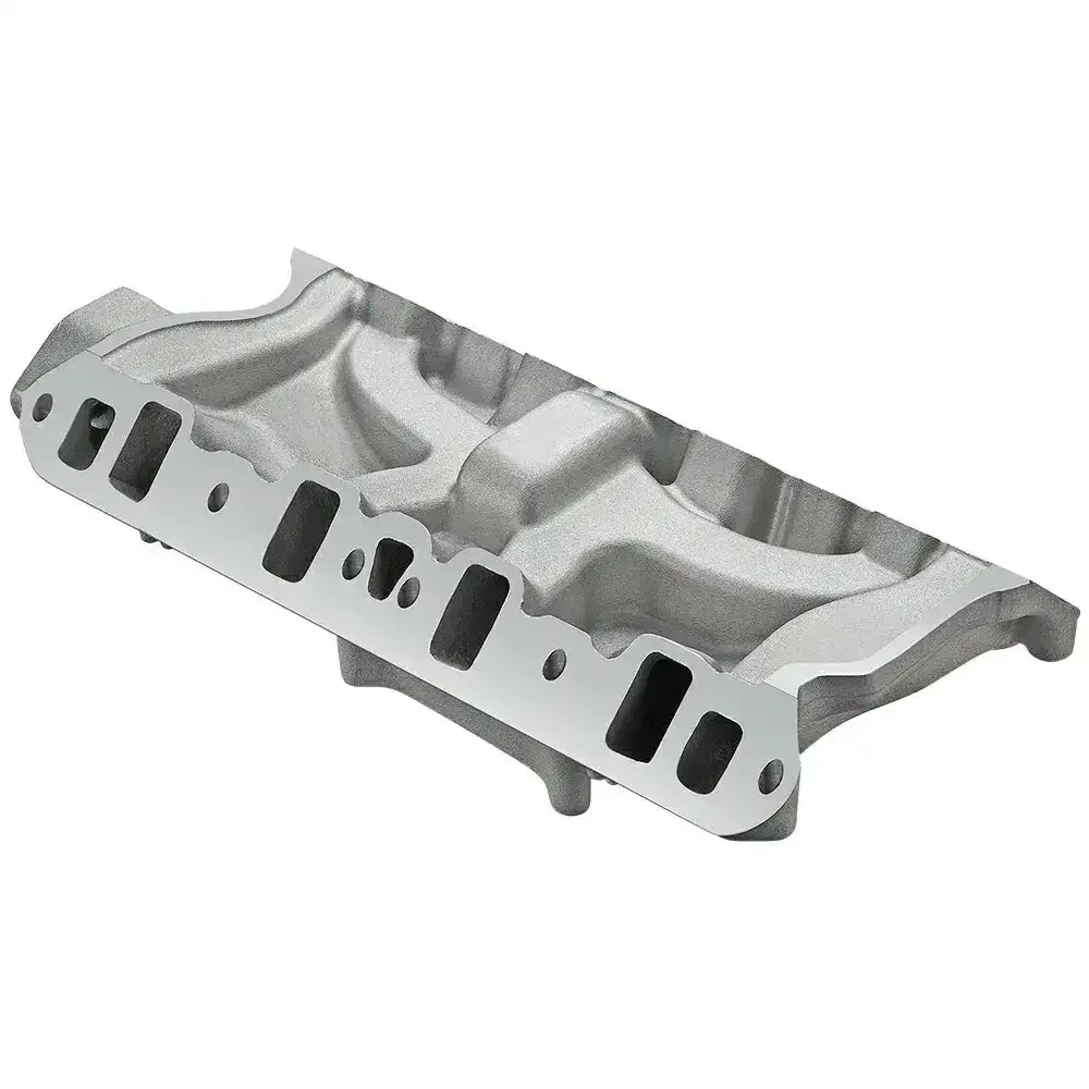 Aluminum Small Block Carbureted Dual Plane Intake Manifold for Ford！