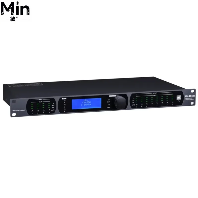CX4800 4-Input 8-Output Digital Audio Processor Professional Stage Audio Processor for Conference Live Performance