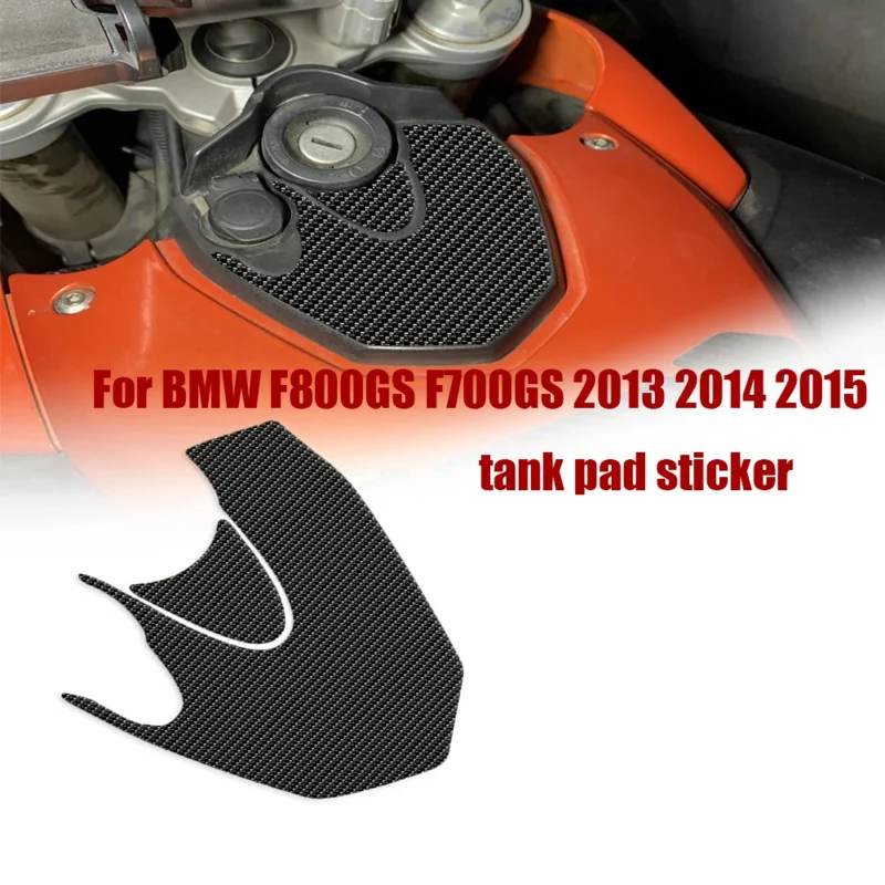 F 800 GS For BMW F800GS F700GS 2013 2014 2015 3D Carbon-look Motorcycle Gas Fuel Tank Pad Key Decal Protector Sticker