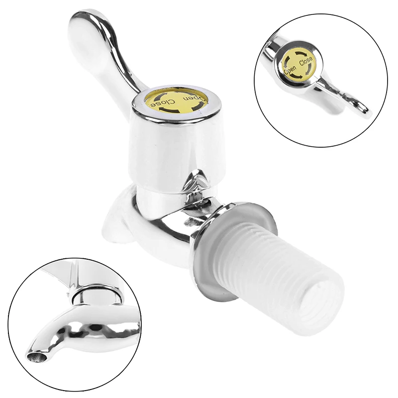 1 Piece Gold Leak Proof Faucet Water Tap Plastic Glass Wine Bottle Faucet Jar Barrel Water Tank Faucet With Filter Wine Valve