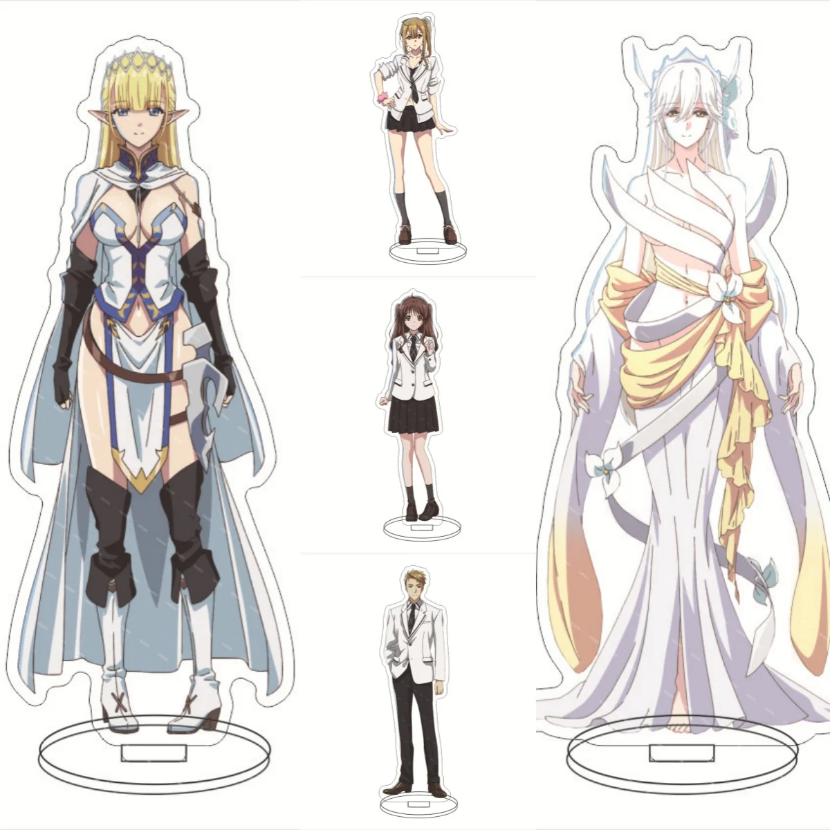 متجر المصنع أنيمي Hazure Waku no de Saikyō ni Natta Ore ga Subete wo Jurin Suru صنع أكريليك إكسسوارات حامل أكريليك هدية #1