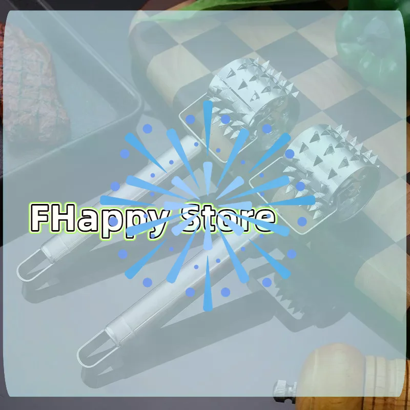 [MA]Stainless Steel Steak Meat Tenderizer Hammer Loose Meat Needle Punching Kitchen Tendon Breaker Meat Inserting Needle Roller