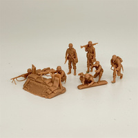 1/72 Scale WW2 MG42 Bunker Fortifications Soldier 7 Figures Wargaming Resin Model Military Miniature Unassembled