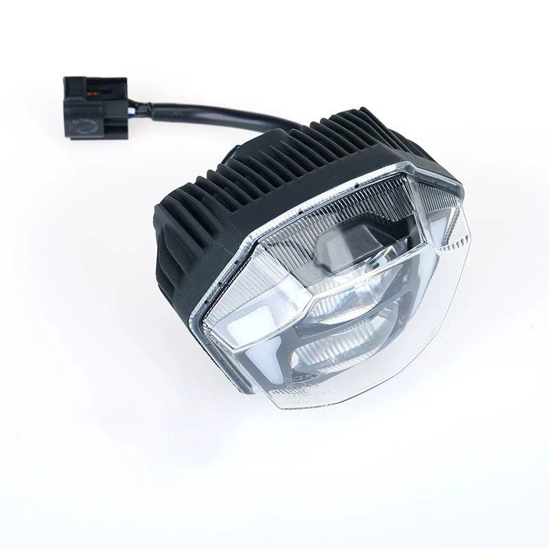 Motorcycle LED Headlight Assembly High‑Brightness Front Lamp Plug‑and‑Play Replacement Modified Lighting Accessory