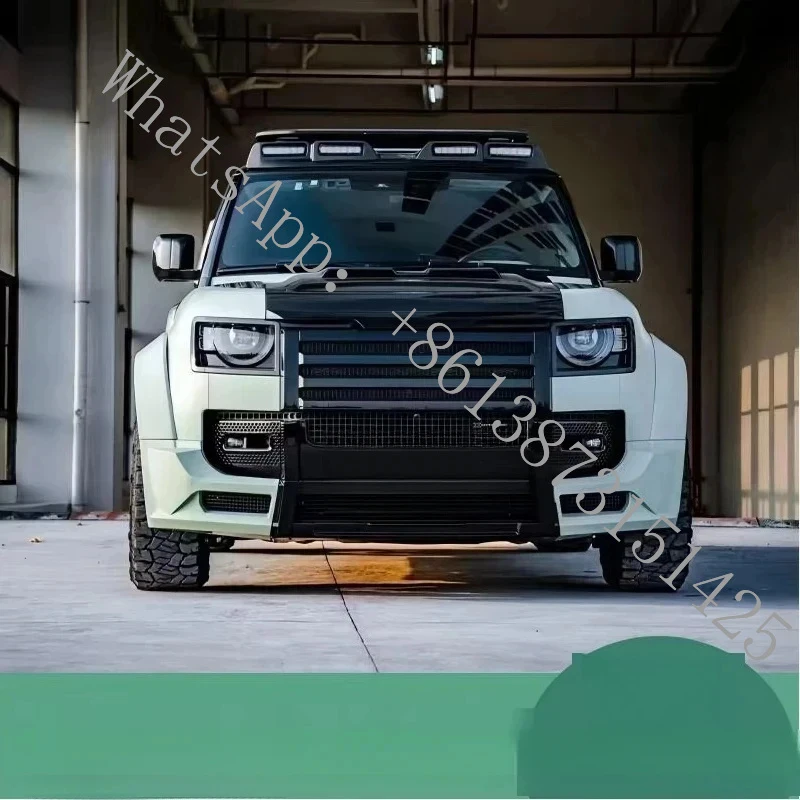 Suitable 20-24 Models 110 Wheelbase Wide Body Kit Modified Front Lip Rear Bumper & Hood Auto Parts