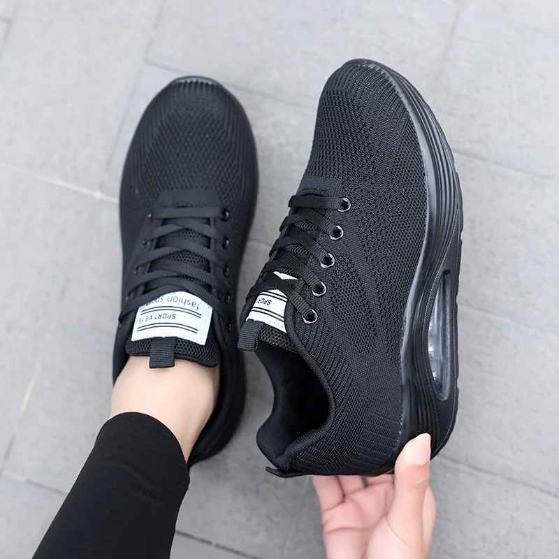 2026 Shoes for Women Breathable Platform Sneakers Fashion Versatile Women's Walking Shoes Lace Up Ladies Casual Wedge Flat Shoes