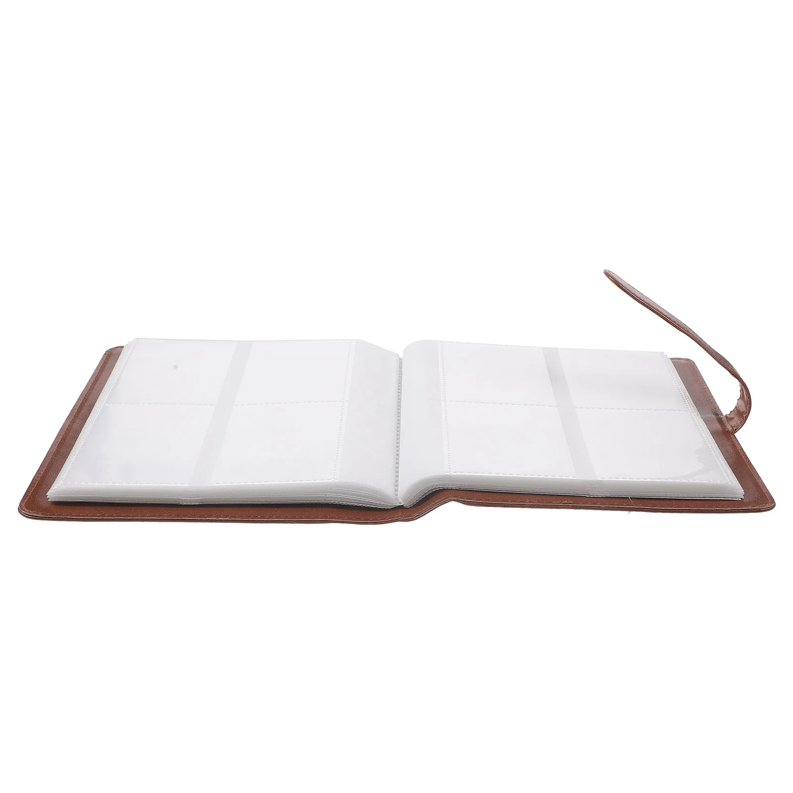 

256pcs Pu Photo Small Star Card Holder Stamp Storage Home Diy Scrapbook Album Gift Lightweight Simple Design Travel