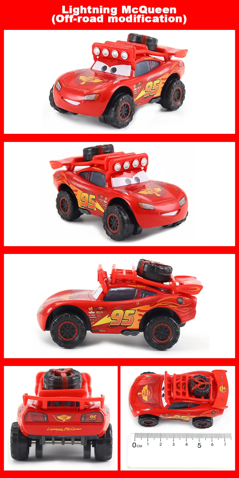 Pixar Racing 3 Lightning McQueen Jackson Storm Saligidor Weiße Polizei Druckguss-Metall 1:55 Legierung Modellautos Geschenke – Detail 10