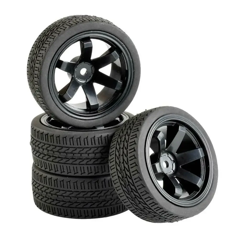 RC 701-6091 Tires & Wheel insert sponge 4Pcs For HSP 1:10 Racing speed Road Car