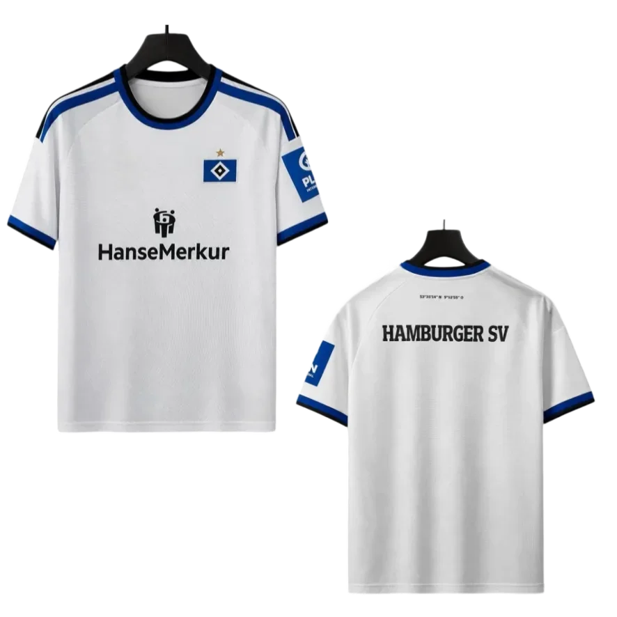 2026 Hamburger Fabio Vieira #20 Football Jersey, 3D Print Unisex Mesh Breathable Jersey, Men  Oversize Summer Quick Drying Shirt