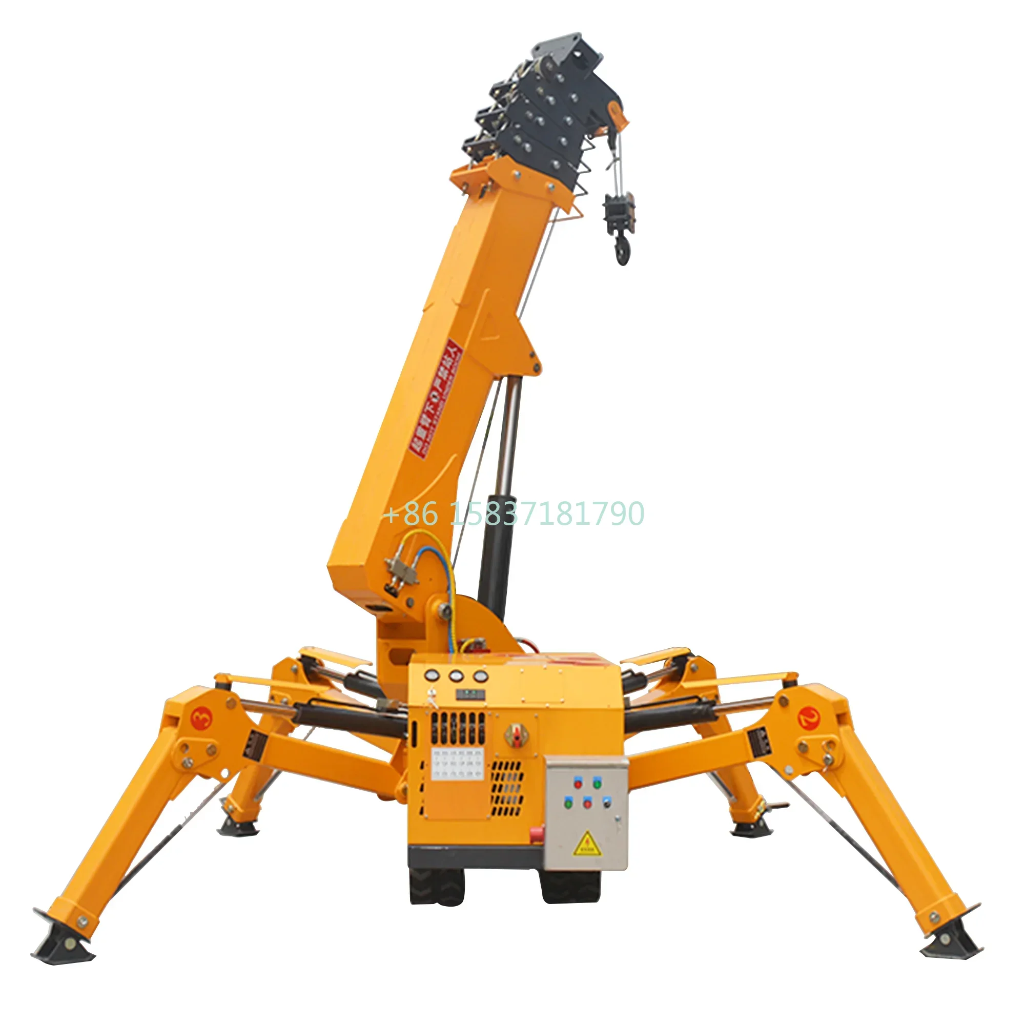 Hot Sale Engineering Spider Crane Machine Mini Crawler Spider Crane Lifter Hydraulic Telescopic Outrigger Mobile Spider Crane - Image 2