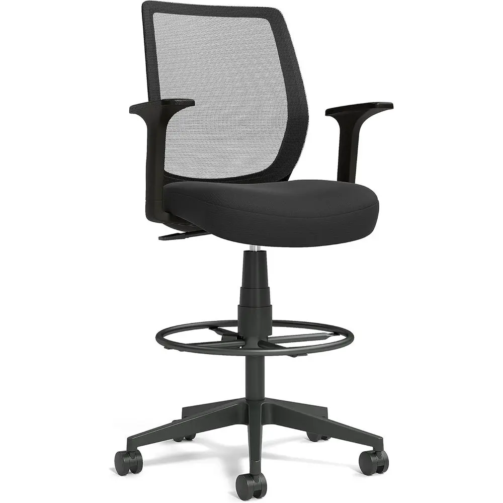 

Black Mesh Double Stool Set